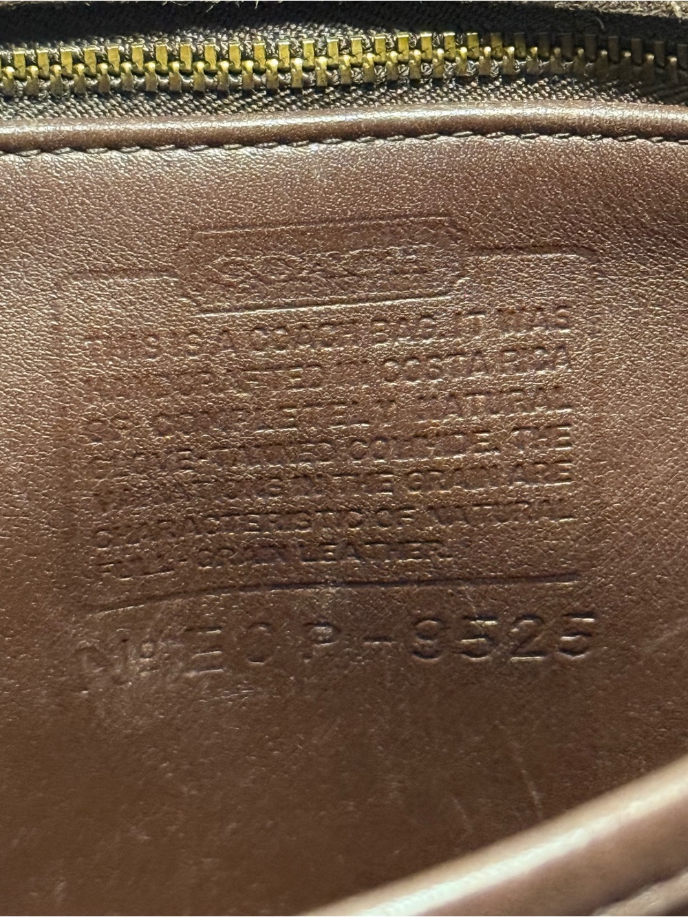 Beautiful vintage leather Coach purse chocolate brown - Picture 12 of 16